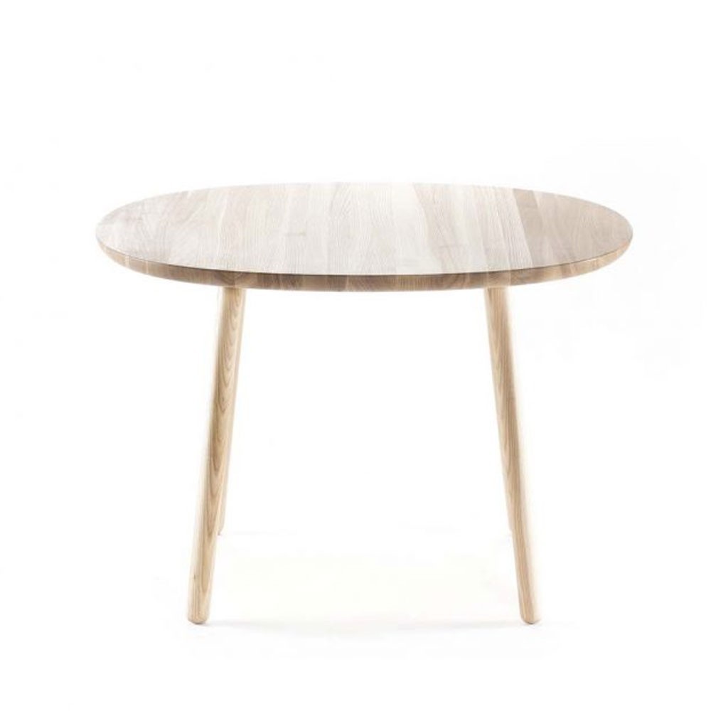 Naïve dining table natural ash Ø110cm Emko