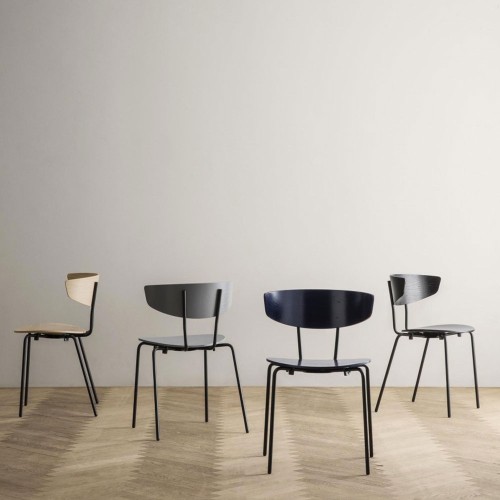 Herman stoel zwart Ferm Living